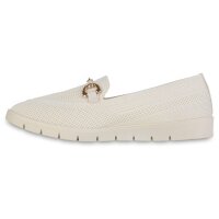 Damen Slip Ons in Beige
