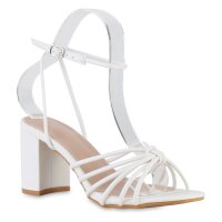 Damen Riemchensandaletten in Weiss