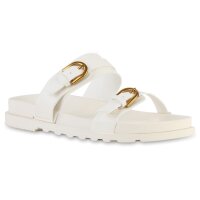 Damen Pantoletten in Weiss