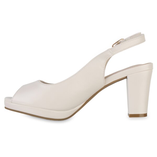 Damen Klassische Sandaletten in Beige