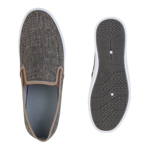 Herren Klassische Slippers in Khaki