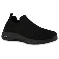 Herren Slip Ons in Schwarz