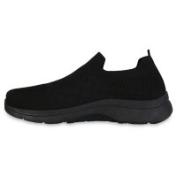 Herren Slip Ons in Schwarz