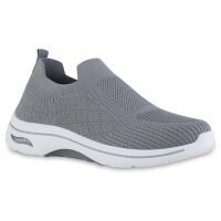 Herren Slip Ons in Grau