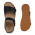 Damen Komfort Sandalen in Schwarz
