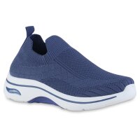 Damen Slip Ons in Blau