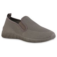 Damen Slip Ons in Taupe