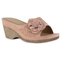 Damen Pantoletten in Rosa