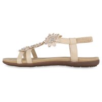 Damen Riemchensandalen in Beige