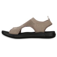 Damen Komfort Sandalen in Khaki