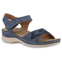 Damen Komfort Sandalen in Blau