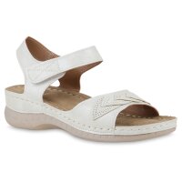 Damen Komfort Sandalen in Weiss
