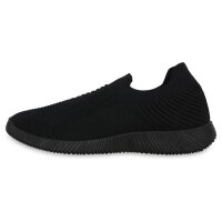 Damen Slip Ons in Schwarz