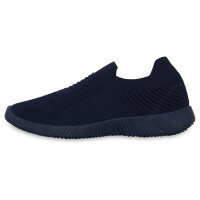 Damen Slip Ons in Dunkelblau