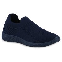 Damen Slip Ons in Dunkelblau