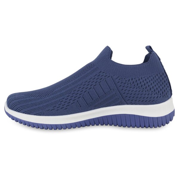 Damen Slip Ons in Blau