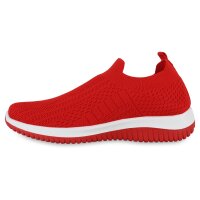 Damen Slip Ons in Rot
