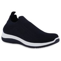 Damen Slip Ons in Dunkelblau