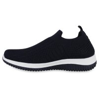 Damen Slip Ons in Dunkelblau