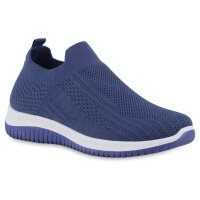 Damen Slip Ons in Blau