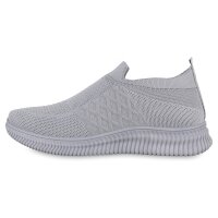 Damen Slip Ons in Grau