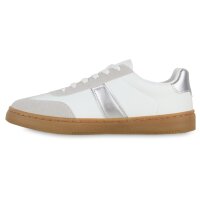 Damen Sneaker Low in Weiss Silber