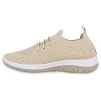 Damen Slip Ons in Beige