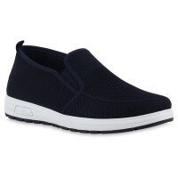 Herren Slip Ons in Dunkelblau