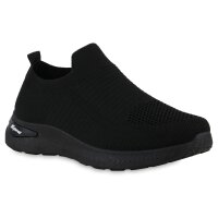 Damen Slip Ons in Schwarz