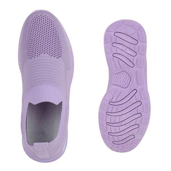 Damen Slip Ons in Lila