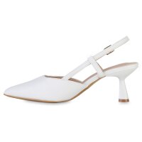 Damen Slingpumps in Weiss