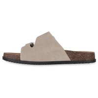 Damen Pantoletten in Beige