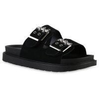 Damen Pantoletten in Schwarz