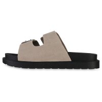 Damen Pantoletten in Beige