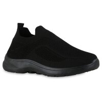 Herren Slip Ons in Schwarz