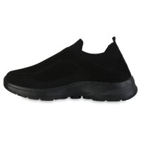 Herren Slip Ons in Schwarz
