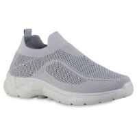Herren Slip Ons in Grau