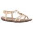 Damen Riemchensandalen in Beige