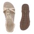Damen Riemchensandalen in Beige