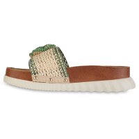 Damen Pantoletten in Grün