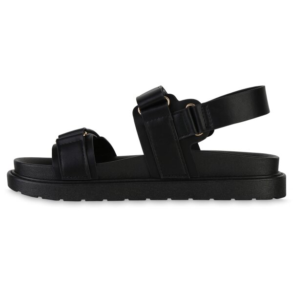 Damen Komfort Sandalen in Schwarz