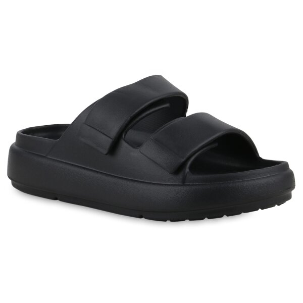 Damen Pantoletten in Schwarz