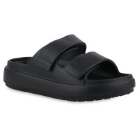 Damen Pantoletten in Schwarz