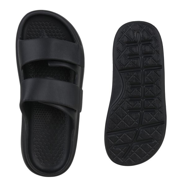 Damen Pantoletten in Schwarz