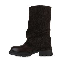 Damen Bikerstiefel in Braun