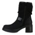 Damen Biker Boots in Schwarz