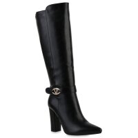 Damen Klassische Stiefel in Schwarz