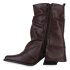 Damen Cowboy Boots in Burgund