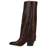 Damen Cowboystiefel in Braun