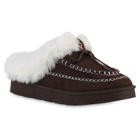 Damen Pantoffeln in Braun